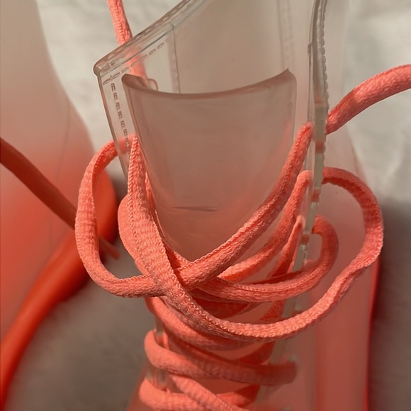 Pink & Clear Workboots - Size 6 - Picture 8 of 9